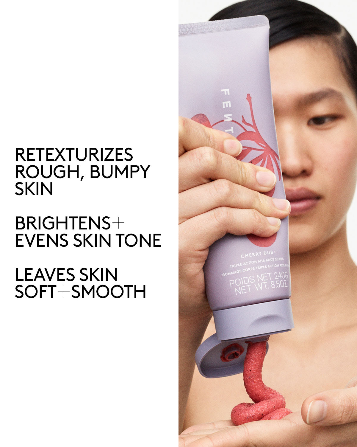 Cherry Dub Triple Action AHA Body Scrub