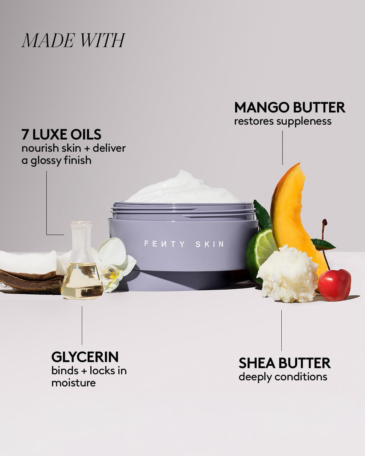 Butta Drop Whipped Oil Body Cream with Tropical Oils + Shea Butter ¡ª Fenty Fresh